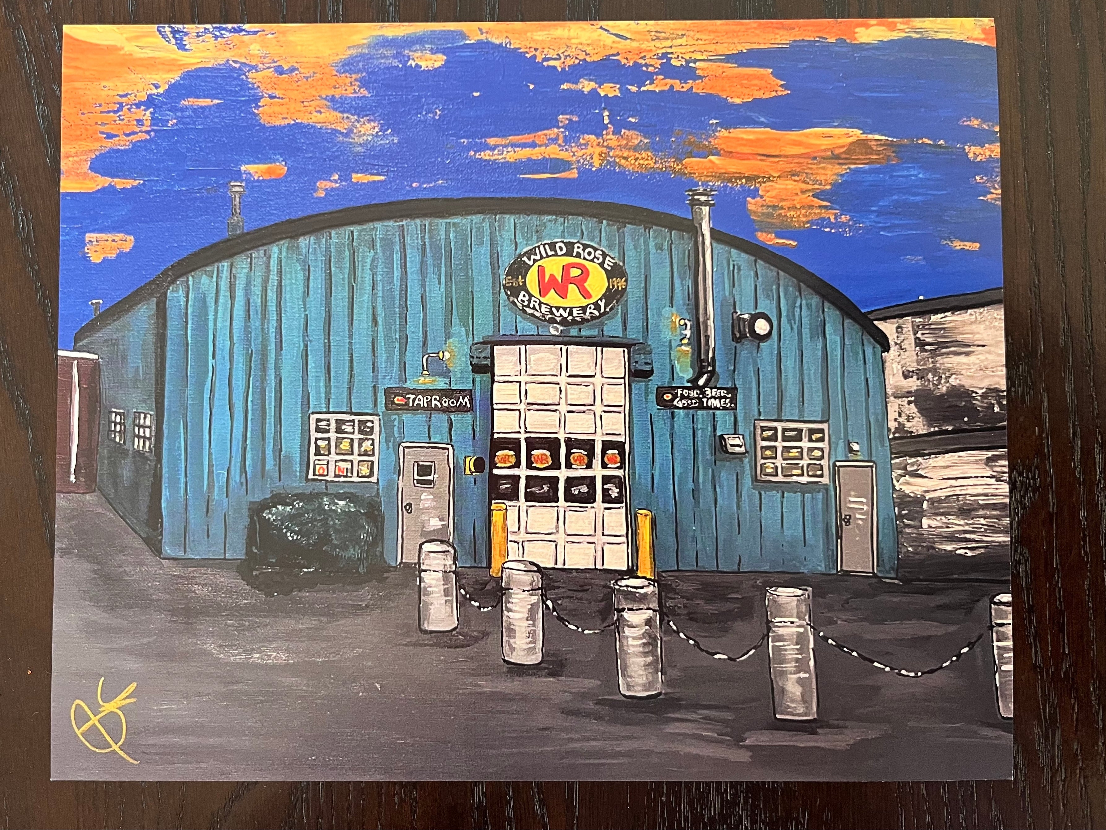 Wild Rose Brewery Art Print