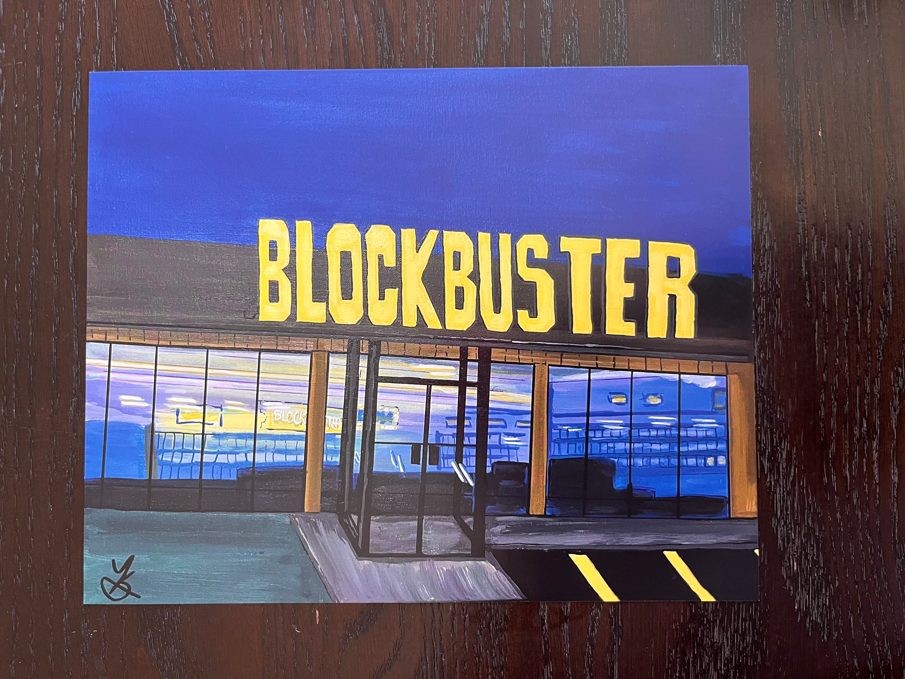 BLOCKBUSTER art print