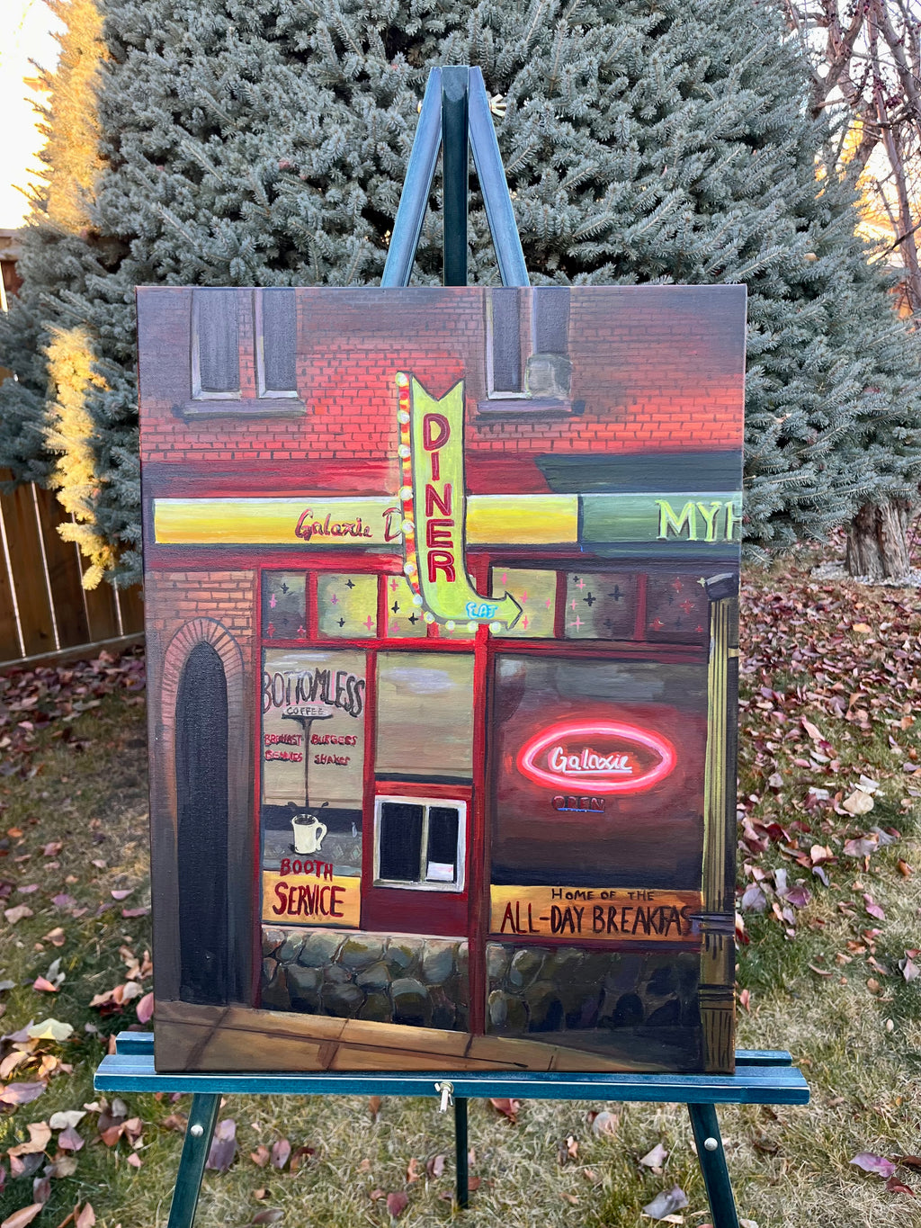 Galaxie Diner Original Painting