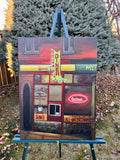 Galaxie Diner Original Painting