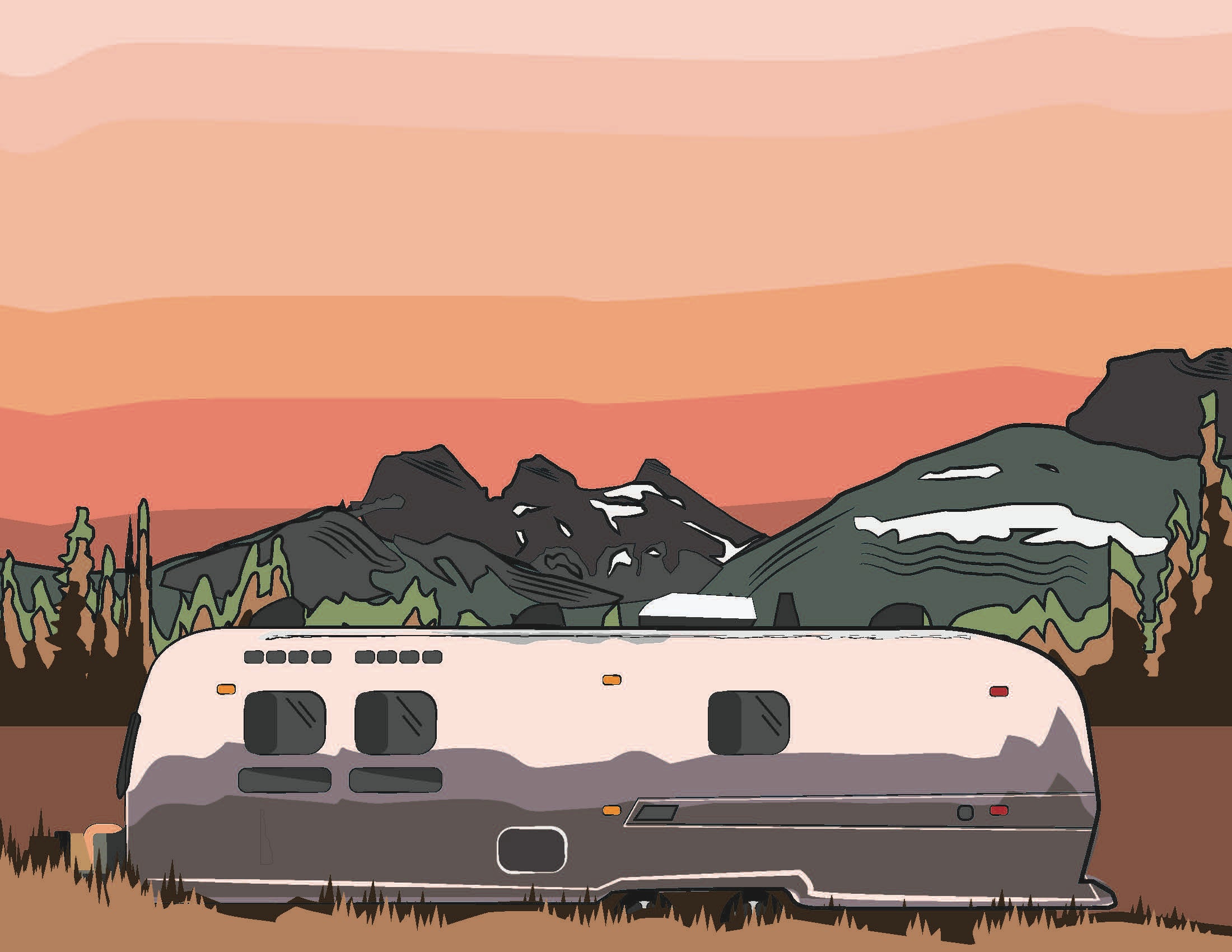 Airstream Digital Drawing