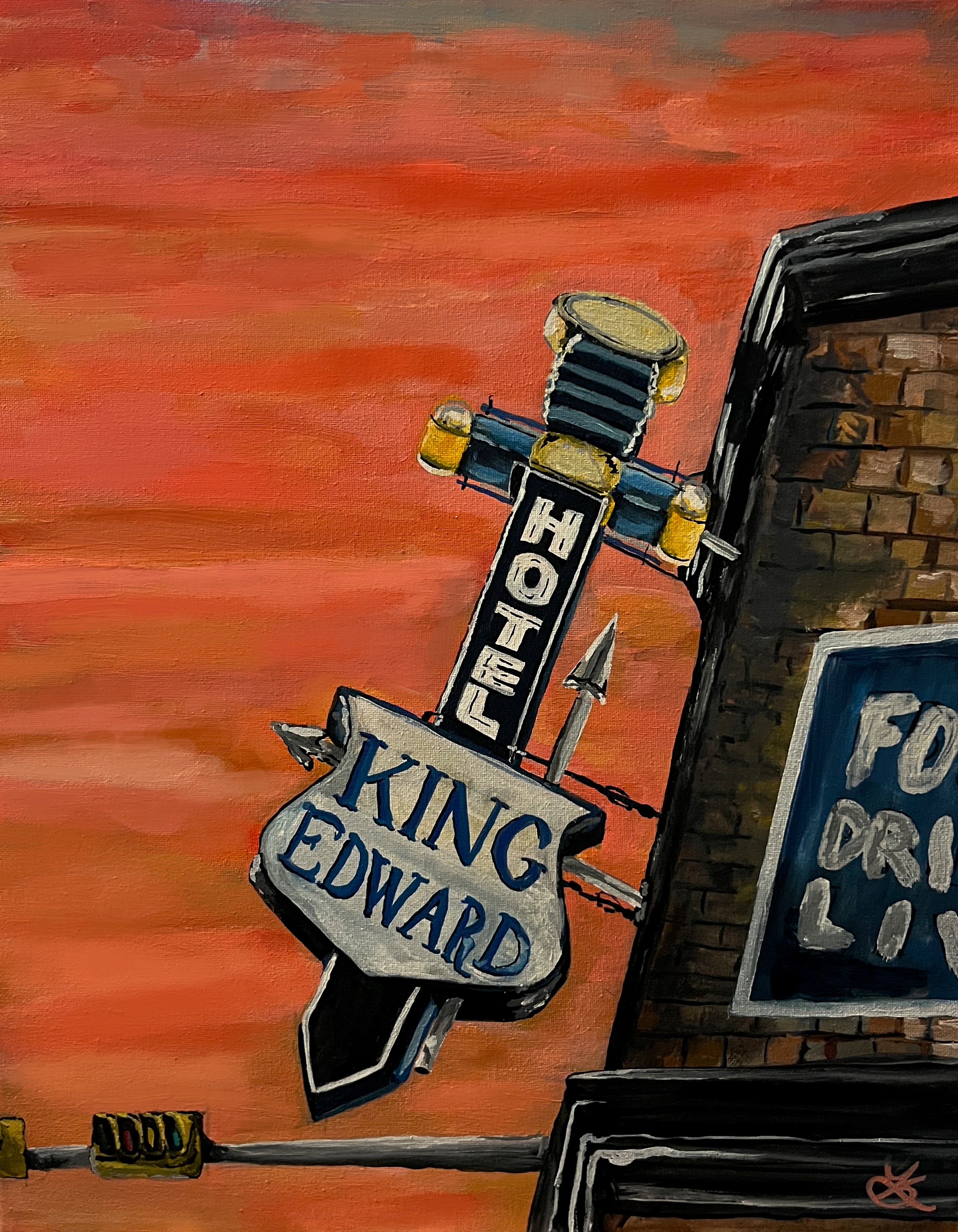 King Eddy Original Painting