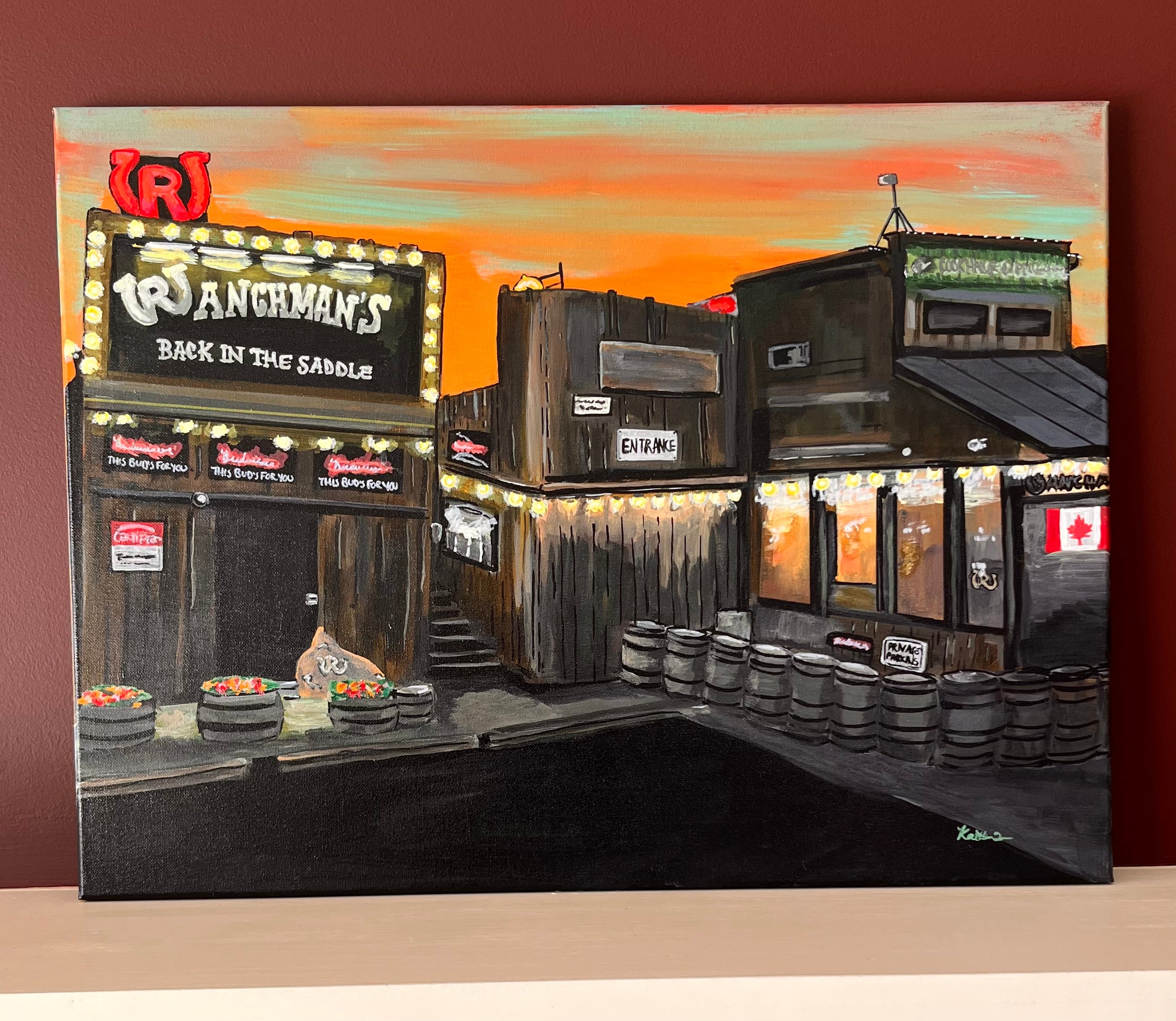 Original Ranchman's Painting