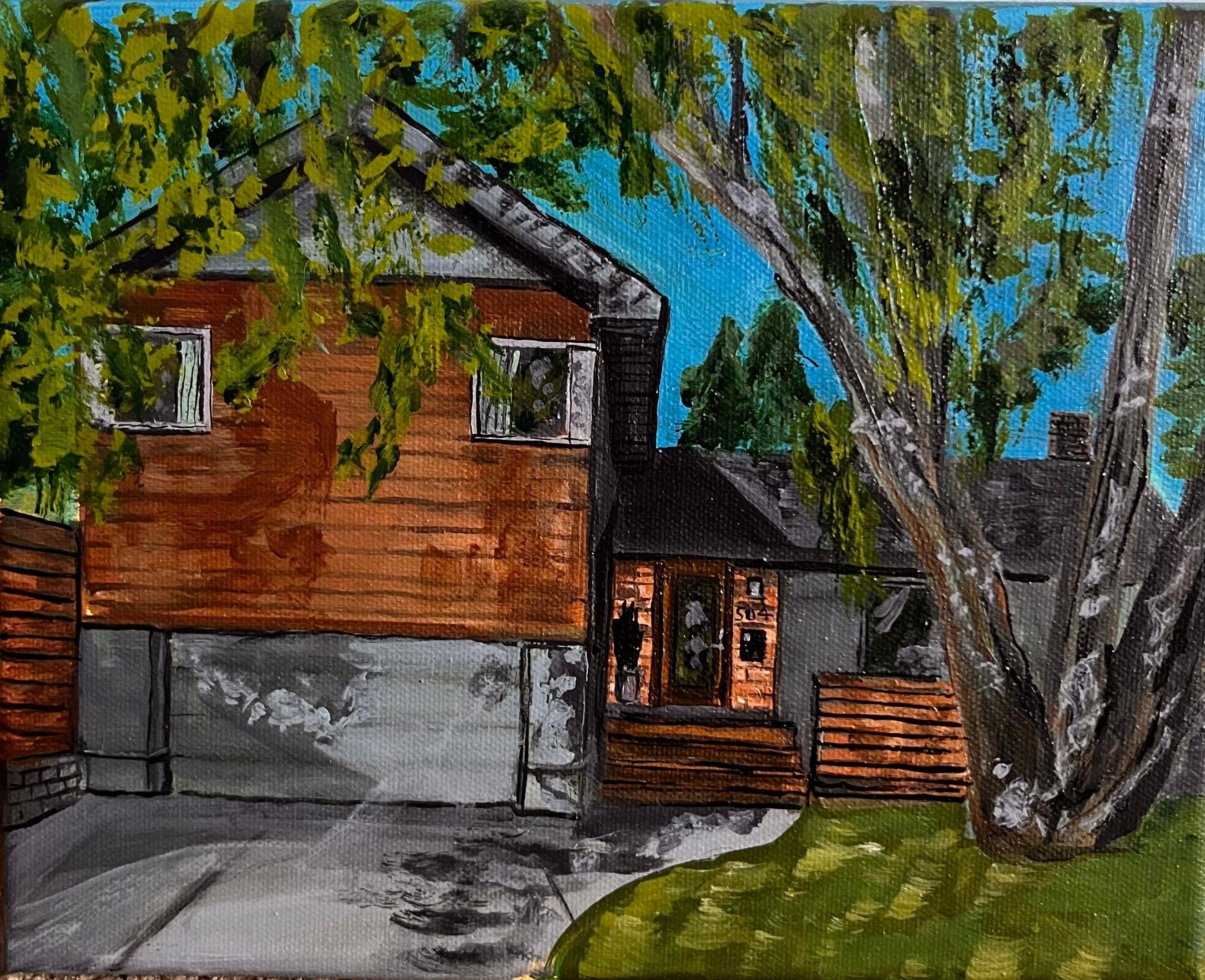 8"x10" Original Custom Home Painting