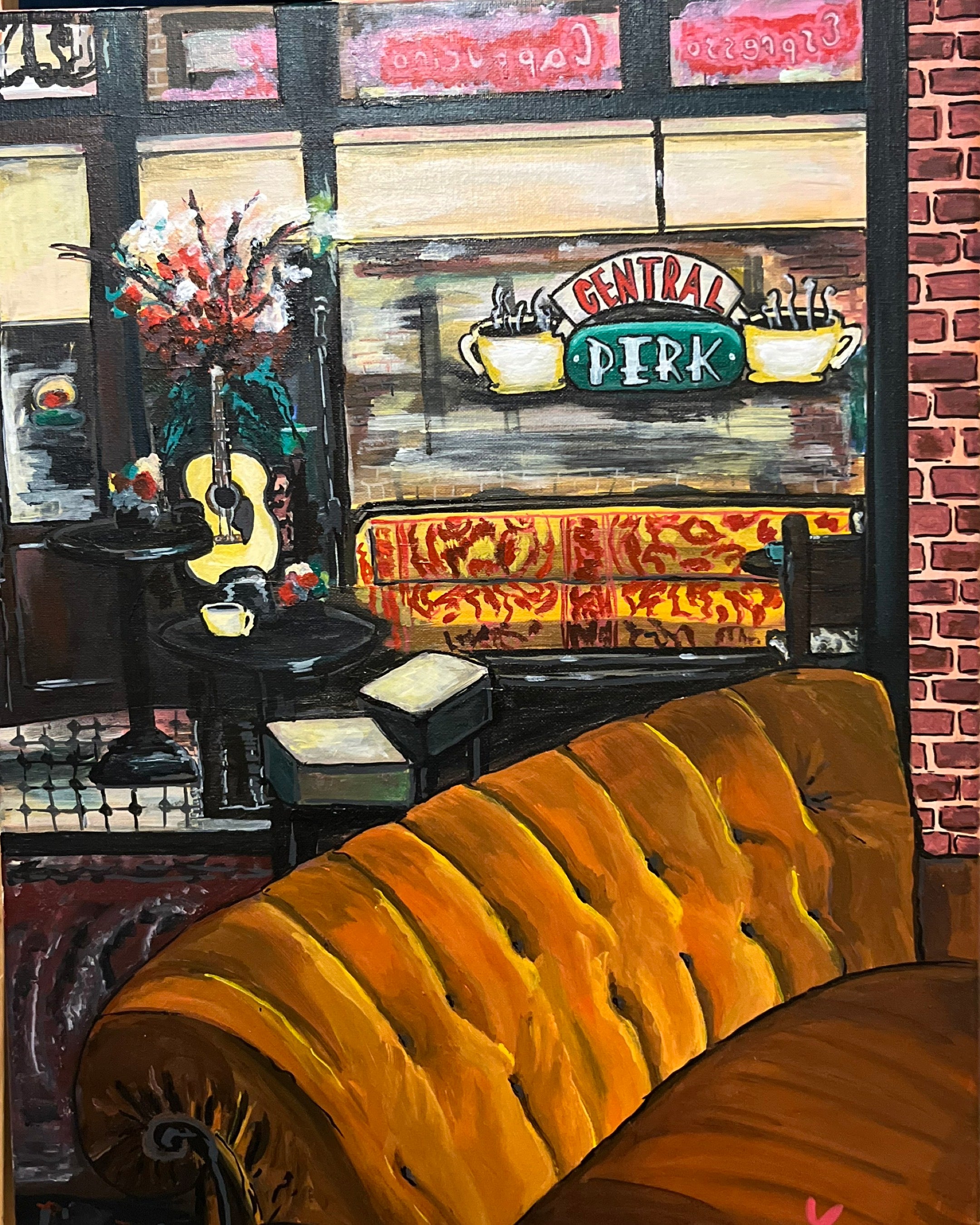 Central Perk Original Painting